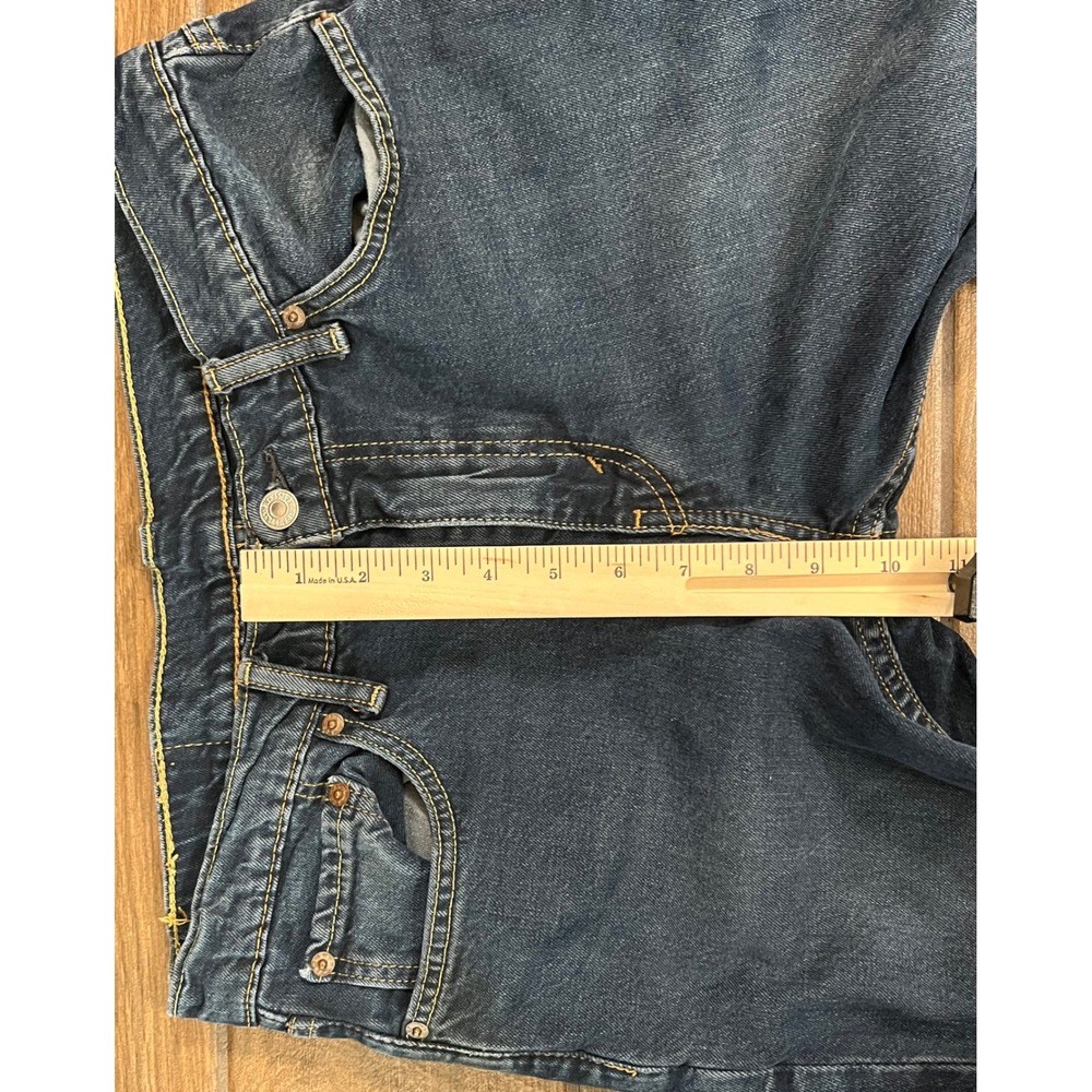 Levis 511 Slim Fit Dark Wash Denim Jeans Mens W32 L30 Blue 04511-4307 - Picture 3 of 8